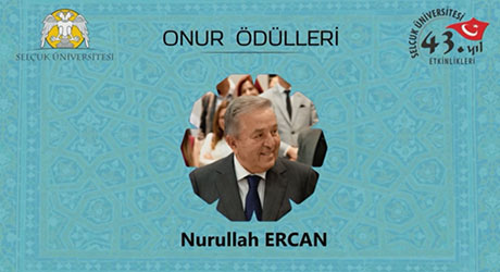 HONOR AWARD FOR MR. NURULLAH ERCAN 